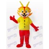 Yellow Dragon Man Adult Mascot Costume