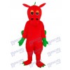 Red Dragon Mascot Adult Costume