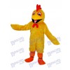 Yellow Chicken Mascot Adult Costume