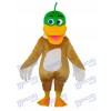 Green Duck Mascot Adult Costume