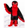 Black Long Hair Eagle Adult Mascot Costume