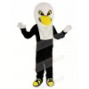 White Eagle with Black Coat Mascot Costume Adult