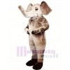 Tusked Elephant Mascot Costume