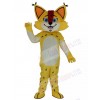 Cute Yellow Leopard Mascot Costume College