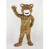 Funny Jaguar with Blue Eyes Mascot Costume College