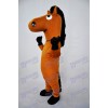 Brown Horse Plush Adult Mascot Costume