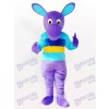 Purple Kangaroo Adult Mascot Costume