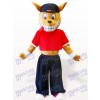 Wood Kangaroo Adult Mascot Costume