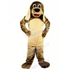 Cute Brown Dog with Long Ears Mascot Costumes Animal