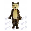 White Face Panther Mascot Adult Costume