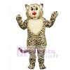 Shy White Lion Mascot Costume