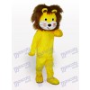 Yellow Lion Animal Mascot Costume