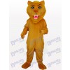 Yellow Push Lion Animal Mascot Costume