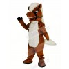 Brown Stable Horse Mascot Costume