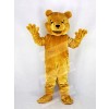 Long-haired Brown Bear Mascot Costume Cartoon	