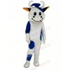 Blue Cattle Cow Mascot Costume Animal