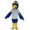 Cute Blue Falcon with White T-shirt Mascot Costume College