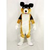 Black Brown and White Shepherd Dog Mascot Costume Cartoon