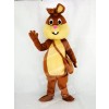 Brown Easter Bunny Rabbit Mascot Costume Cartoon