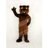 Realistic Sport Power Beaver Mascot Costume College