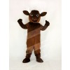 Brown Sport Power Bull Mascot Costume College