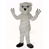 Muscle Polar Bear Mascot Costume Animal