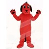 Red Dog with Black Ears Mascot Costume Animal