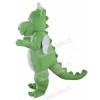 Green Adult Dragon Mascot Costume