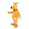 Cute Brown Dog Mascot Costume College  
