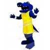 Power Alligator with Yellow Uniform Mascot Costume Animal