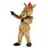 Brown Muscle Power Horse Mascot Costume Animal