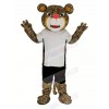 Power Jaguar with T-shirt Mascot Costume Animal