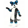 Blue and Gray Husky Dog Fursuit Mascot Costume Animal	