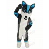 Blue and Gray Husky Dog Fursuit Mascot Costume
