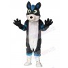 Gray and Blue Husky Dog Fursuit Mascot Costumes Animal