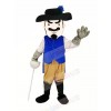Cavalier Rapid with Blue Coat Mascot Costume People