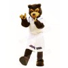 Brown Wolf Mascot Costumes 