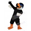Black Fierce Eagle Mascot Costume Bird