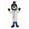 Doctor Hound Dog with Glasses Mascot Costume Animal