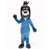 Doctor Hound Dog in Blue Coat Mascot Costume Animal