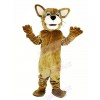 Brown Wildcat Mascot Costume Animal