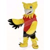 Yellow Gryphon with Red T-shirt Mascot Costume Animal