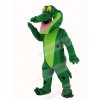 Smiling Alligator Mascot Costume Adult