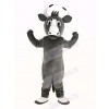 Happy Grey Bull Mascot Costume