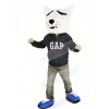 White Husky Dog Mascot Costume Animal Head Only