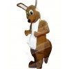 Dark Tan Kangaroo Mascot Costume Adult Costume 