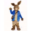 Peter Rabbit in Blue Coat Mascot Costume