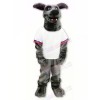 Whippet Dog in T-shirt Mascot Costumes Cartoon