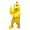 Yellow Chicken Hen Mascot Costumes Cartoon