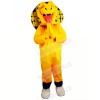 Yellow Cobra Snake Mascot Costume Cartoon	